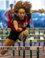 Great Scott! Bedford junior breaks state record in long jump, Div. I record in hurdles